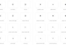 Photo of Esta bonita colección de más de 200 iconos minimalista SVG "hechos a mano" tiene licencia libre