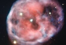 Photo of La espeluznante imagen de la nebulosa Calavera captada por el telescopio de la ESO en Chile
