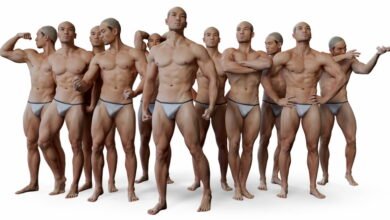 Photo of Una tienda de modelos humanos 3D donde comprar cuerpos completos, cabezas, pies y hasta expresiones faciales