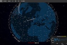 Photo of Mapas interactivos en tiempo real de las redes de satélites Starlink y OneWeb