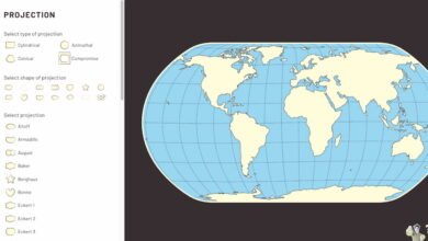 Photo of Un generador de mapas del mundo vectoriales con todo tipo de detalles y proyecciones