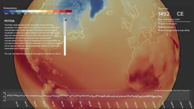 Photo of Un mapa interactivo de las temperaturas y sus anomalías en todas partes del planeta desde el año 1 al año 2000