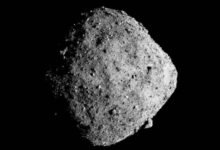 Photo of La NASA muestra la huella final de la OSIRIS-REx en el asteroide Bennu