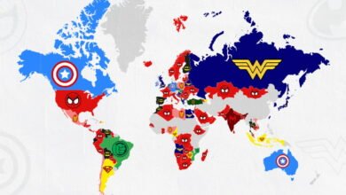 Photo of Los superhéroes favoritos en los diferentes países del mundo