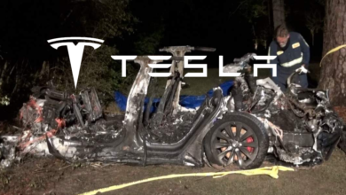 Photo of Tesla se incendia tras choque y mueren sus pasajeros: nadie conducía el auto