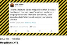 Photo of MegaBlock: bloquea de golpe en Twitter a todo aquel que haya dado like a un tuit que no te haya gustado