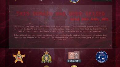 Photo of Europol acaba con DoubleVPN, una VPN usada para ataques 'ransomware': "La edad de oro de las VPN criminales ha terminado"