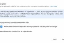 Photo of Google Drive actualizará los enlaces de algunos archivos compartidos