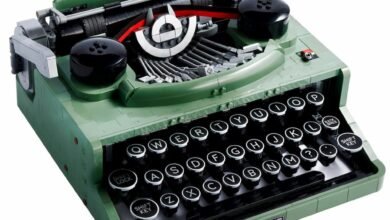 Photo of Una máquina de escribir de Lego que casi funciona