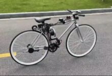 Photo of Una bicicleta que se mantiene en equilibrio sola