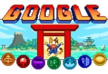 Photo of El mayor doodle hasta la fecha se compone de siete minijuegos que homenajean el olimpismo, la cultura japonesa y los 16 bits