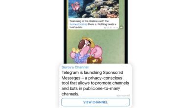 Photo of Telegram inicia su plataforma publicitaria para los grandes canales públicos
