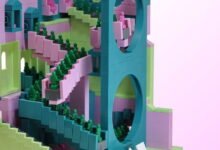 Photo of Las escaleras de «El juego del calamar» en versión Lego