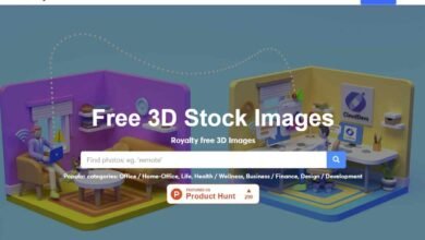 Photo of Un banco de imágenes 3D gratuitas incluso para proyectos comerciales