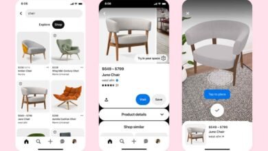Photo of Pinterest ya permite probar muebles y accesorios del hogar con la Realidad Aumentada