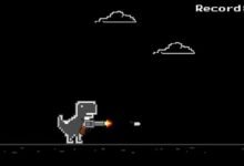 Photo of El dinosaurio de Google no está para bromas: en este juegazo se venga de todos los obstáculos