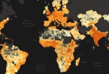 Photo of La población mundial en un mapa interactivo, calculada con IA en función de los edificios