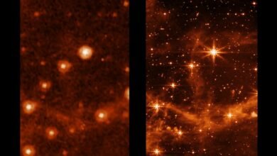 Photo of Las impresionantes imágenes de prueba del instrumento MIRI del telescopio espacial James Webb dejan en mantillas a las del Spitzer