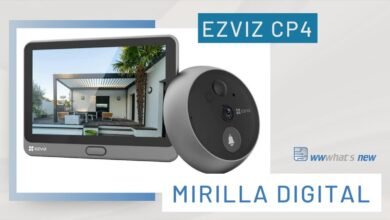 Photo of EZVIZ CP4, la mirilla digital, con timbre incluido, que envía alertas cuando alguien merodea nuestra puerta