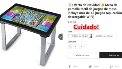 Photo of La estafa de las Mesas de pantalla táctil de juegos de mesa que circula por Facebook