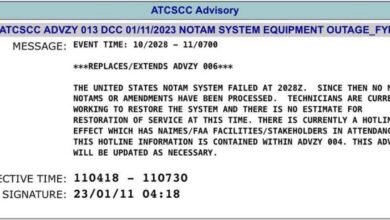 Photo of Un fallo informático impide que durante varias horas despegue ningún vuelo nacional en los Estados Unidos