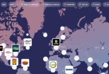 Photo of Un mapa interactivo con estaciones de radio de diferentes partes del mundo