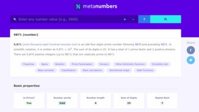 Photo of MetaNumbers: una enciclopedia de los números, sus propiedades aritméticas y mucho más