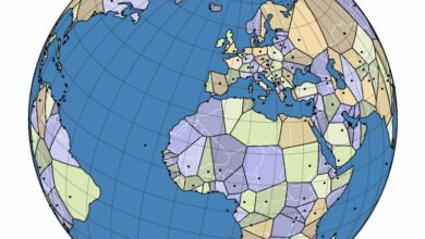 Photo of Las capitales del mundo en un globo terráqueo como diagrama de Voronoi