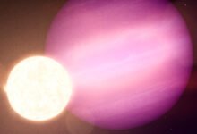 Photo of WD 1856 b, el planeta que es siete veces más grande que su estrella