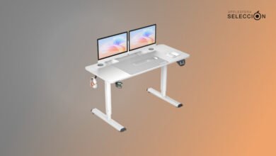 Photo of El escritorio elevable más vendido de Amazon es ideal para trabajar con el Mac y viene con diferentes accesorios