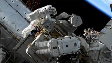 Photo of Las astronautas Jasmin Moghbeli y Loral O'Hara completan un paseo espacial de mantenimiento en la EEI