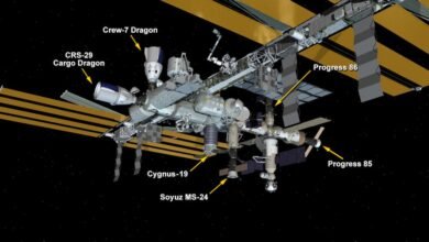 Photo of La cápsula de carga Progress MS-25 atraca en modo manual en la Estación Espacial Internacional
