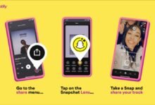 Photo of Cómo acceder a las nuevas lentes de Spotify y Snapchat para compartir temas musicales favoritos