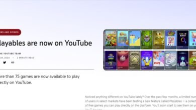 Photo of YouTube se une al mundo de los videojuegos con Playables para todos los usuarios